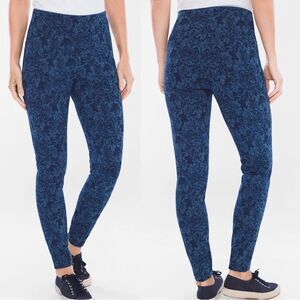 Chico’s Zenergy So‎ Slimming Paisley Medallion Leggings Womens 12P